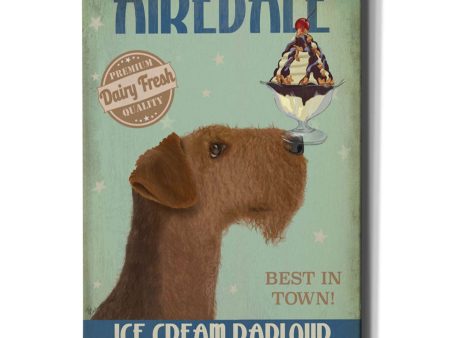 Airedale Ice Cream,  by Fab Funky, Giclee Canvas Wall Art on Sale