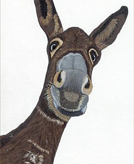 AJ148 - Hey There Donkey - 9x18 Supply