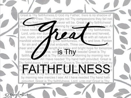 ALP2205 - Great is Thy Faithfulness     - 16x12 Supply